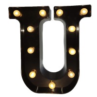 Black Alphabet Marquee Letters Led 26 Alphabet Light Up Letters With Diamond Bulb Battery Powered Led Letter For Wedding Birthda