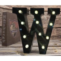 Black Alphabet Marquee Letters Led 26 Alphabet Light Up Letters With Diamond Bulb Battery Powered Led Letter For Wedding Birthda