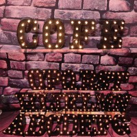 Black Alphabet Marquee Letters Led 26 Alphabet Light Up Letters With Diamond Bulb Battery Powered Led Letter For Wedding Birthda