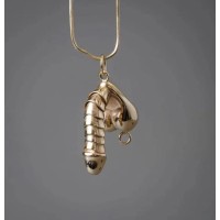 Fun Stand Up Pendant Ornament,Alloy Erectable Pendant,Size 2.36 Inch (Gold)