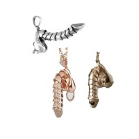 Fun Stand Up Pendant Ornament,Alloy Erectable Pendant,Size 2.36 Inch (3Set)