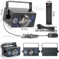 Disco Ball Light Party Lights Led Sound Activated Dj Disco Light Stage Lights With Remote Control Strobe Lights For Parties Bar