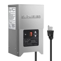 Suraielec Low Voltage Landscape Transformer 300W Outdoor Light Transformer With Timer And Photocell Sensor 120V To 12V 15V Ac