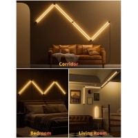 Uphere Modern Led Wall Lights,Led Wall Lamp,3 Cct And 4 Brightness Dimmable,360Rotate Adjustment,Led Wall Sconce For Living Room Bedroom Studio Wall Lighting,Matte Black,4 Pcs