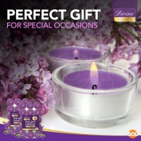 30Pk Lavender Tea Lights | Tealights Candles Scented | Lavender Scented Candle | Scented Tea Light Candles | Tea Lights Candles | Long Burning Tealights | Tea Candles Scented | Tealights Candles