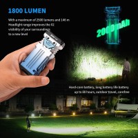 Wuben X2 1 800 High Lumens Outdoor Pocket Flashlight 90 High Cri 175 Floodlighting Mini Rechargeable Flashlight For Edc Campi