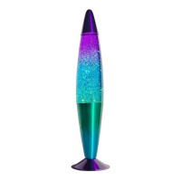 16 Inch Green Blue Purple Rainbow Glitter Lamp 2 Bulbs Night Light Rainbow Lamp Relaxing Mood Lighting Night Light For Adults