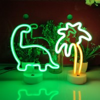 Jywj Neon Signs With Holder Baseusb Or 3Aa Battery Powered Neon Lightled Desktop Wall Decorationvarious Partiesdecoration O