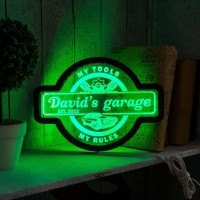 Custom Neon Sign For Garage Garage Light Up Sign Garage Led Sign Garage Name Neon Sign Personalized Garage Sign For Men Gar