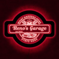 Custom Neon Sign For Garage Garage Light Up Sign Garage Led Sign Garage Name Neon Sign Personalized Garage Sign For Men Gar