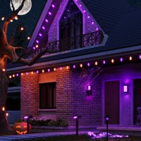 Xmcosy Low Voltage Landscape Lights 400Lm Smart Outdoor Lights With App Control Led Rgbw Landscape Lighting Works With Alexa