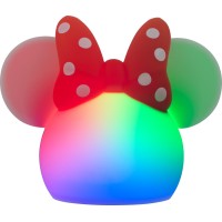 Disney Minnie Mouse Squishy Light Color Changing Night Light For Kids Usb Lamp Battery Operated Dimmable Ideal For Bedroom