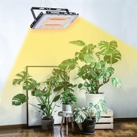 Lbw Grow Lights For Indoor Plants 144 Leds Full Spectrum Grow Light Hanging Plant Grow Light With 4H8H12H Timer 6 Dimmable