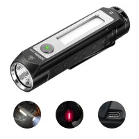 Sofirn If23 Edc Flashlights, Super Bright Flashlight, Pocket Flashlight Rechargeable 4000 Lumens, Emergency Flashlight For Home, Side Cob Rgb, Magnetic Base