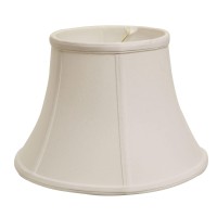 High Quality Fabric Lamp Shade Includes Brass Finish Washer Washer fitters sits on top of the harp Intended for use with customers own finial Shade measures 13 top diameter x 19 bottom diameter x 11 slant height Softback lampshade with vertical piping and