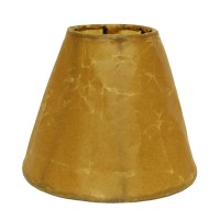 Set of High Quality Premium Lamp Shades This set of 6 chandelier shades features a sturdy brass finish metal Flame Clip that fits securely to your bulb No finial is needed Shade measures 25 top diameter x 5 bottom diameter x 4 slant height Rolled edge cha