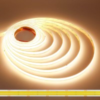 Joylit 24V Cob Led Strip Lights 3000K Warm White Dual Row 164Ft 920Lmft Ultra Bright Cri 95 Ul Listed Pro 76Wft 960Ledsm