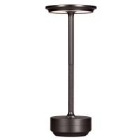 Fdidc Outdoor Cordless Table Lamp, Rechargeable Usb Battery Operated Lamp Led Portable 3-Speed Dimming Touch Mini Cordless Lamp, Battery Lamp Restaurant/Bedside Lamp/Hallway/Bar Table Light