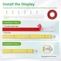 Ipower 20W Led Grow Light Strips For Indoor Plants Full Spectrum With Auto On/Off Timer, 48 Leds / 10 Dimmable Levels For Hydroponics Succulent, 2 Pack