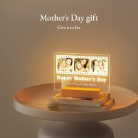 Mothers Day Gifts From Daughter Personalzied Night Light With Photos Text Custom Gifts For Mom From Son Husband Mom Gifts Fr