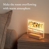 Mothers Day Gifts From Daughter Personalzied Night Light With Photos Text Custom Gifts For Mom From Son Husband Mom Gifts Fr