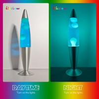 16 Inch Vintage Motion Lamp 2 Bulbs Stress Lamp Blue Lamp Relaxing Night Light Mood Lighting Home Decor Living Room Office Be