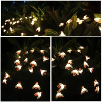 Solar Christmas Path Lights 4Pack, 24 Led Color Changing Solar Butterfly Lights Outdoor Waterproof, Wind Dancing Solar Lights Decorative, Solar Power Swaying Lights For Yard Pathway Lawn Decor