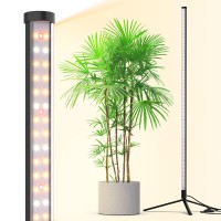 Barrina Grow Lights For Indoor Plants With Stand 42W 169 Leds Full Spectrum Wide Illumination Area T10 Vertical Standing Plant