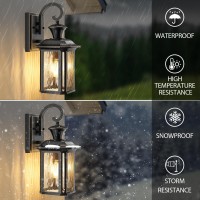 Motion Sensor Outdoor Lights Dusk To Dawn Porch Light Fixture For House 3 Lighting Modes Exterior Wall Light Waterproof Alumi