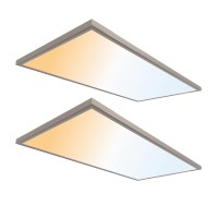 Ultralux 2X4 Ft Surface Mount Ceiling Light Panel Slim Edge Lit Flush Mount Flat Panel For Kitchen Home Office Triac Di