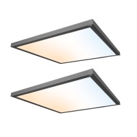 Ultralux 2X2 Ft Surface Mount Ceiling Light Panel Slim Edge Lit Flush Mount Flat Panel For Kitchen Home Office Triac Di