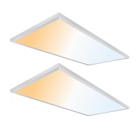 Ultralux 2X4 Ft Surface Mount Ceiling Light Panel Slim Edge Lit Flush Mount Flat Panel For Kitchen Home Office Triac Di