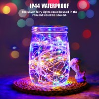 Jmexsuss 4 Pack 50 Led Multicolor Fairy Lights Battery Operated Each16 Ft Multicolor Christmas Lights Waterproof Twinkle Lights