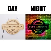 Personalized Colorful Man Cave Neon Sign, Custom Man Cave Sign Led, Man Cave Light Up Sign