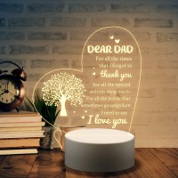 Beaugift Gifts For Dad Night Light, Dad Gifts For Fathers Day From Daughter, Dad Birthday Gifts From Daughter Son, Best Dad Ever Gifts, Birthday Gifts For Dad Who Wants Nothing,