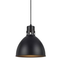 Nico 10 Inch Modern Pendent Light With Bronze Metal Shade, Clean Silhouette