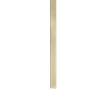 21 Inch Modern Wall Lamp With Swing Arm, Integrated Led, White Shade, Brass