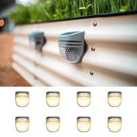 Vego Garden Solar Garden Lights With Auto Sensors Magnetize Securely To Beds Ipx4 Waterproof Outdoor Led Light For Patio Yard