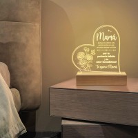 Mothers Day Gifts For Mom In Spanish Regalos Para Mam Acrylic Night Light Regalo Dia De La Madre Spanish Mom Birthday Gifts