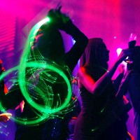 Dance Whip Led Fiber Optic Whip 6Ft Rechargeable Pixel Whip With 7 Colors And 4 Glowing Modes Flow Toy Perfect For Dance Partie