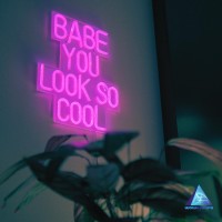 Wowlamps Babe You Look So Cool Neon Sign Led Pink Word Light Up Signs For Wall Decor Preppy Aesthetic Girly Teen Light For Bedr