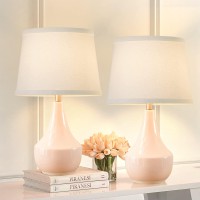 Gyrovu Table Lamp Set Of 2 1863 Ceramic Table Lamp Classic Beside Lamps Nightstand Lamp Modern Table Lamp For Living Room