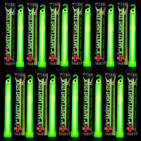 Emergency 10 Ultra Bright Green Glow Sticks Individual Packed With Lanyard For Camping Survival Glow Lights For Blackouts