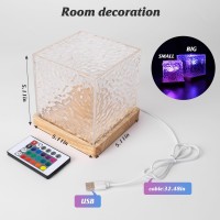 Ocean Wave Ceiling Projector,Rgb Colors Changing Show Aurora Glow Lamp With Remote,Underwater Effect Led Night Light, Northern Lights,Led Lights For Bedroom/Room Decor/Graduation Gifts(Big)