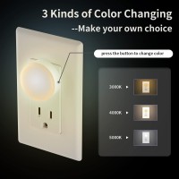 Night Light Plug Into Wall Dimmable Led Mini Nightlights For Kids Auto Dusk To Dawn Sensor Automatic On And Off Night Lamp Fo