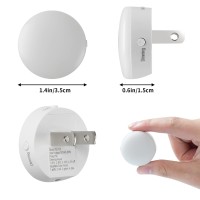 Night Light Plug Into Wall Dimmable Led Mini Nightlights For Kids Auto Dusk To Dawn Sensor Automatic On And Off Night Lamp Fo