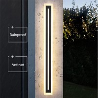 Petixol Modern Outdoor Wall Light Outdoor Led Long Waterproof Wall Light External Wall Lighting Fixtures Suitable For Porch