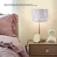 Table Lamp Shade, 11.8 X 11.8 X 7.8In Pvc Drum Lampshade Good Light Transmission For Hotel