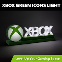 Paladone Green Xbox Icons Light Dynamic Phasing And Pulsing Light Modes Officially Licensed Gaming Setup Accessories 118