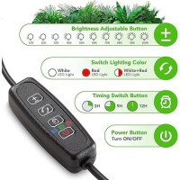 Lpmzmbl 2 Heads Full Spectrum Plant Grow Lights For Indoor Plants With 10 Feet Cables 10 Dimmable Levels And 3912H Timerpack